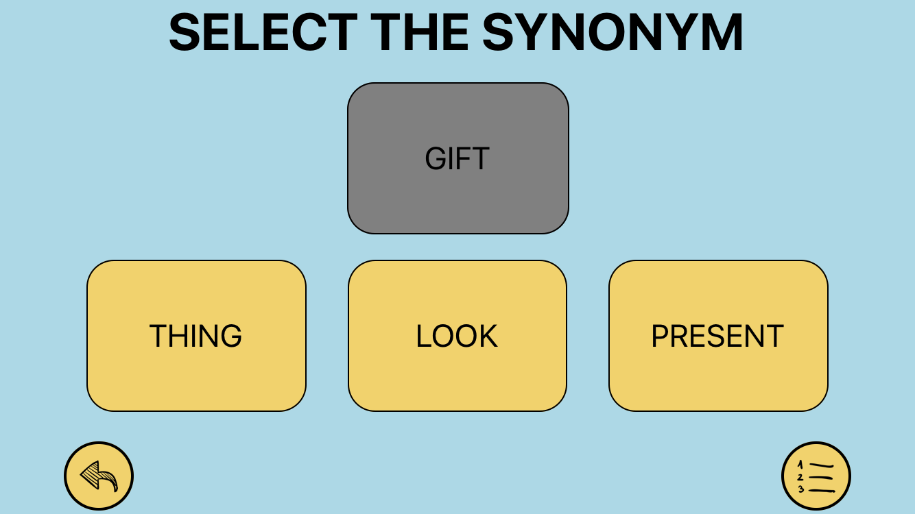 synonyms and antonyms